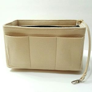 (Medium) New Khaki Bag Organizer Multipurpose Use